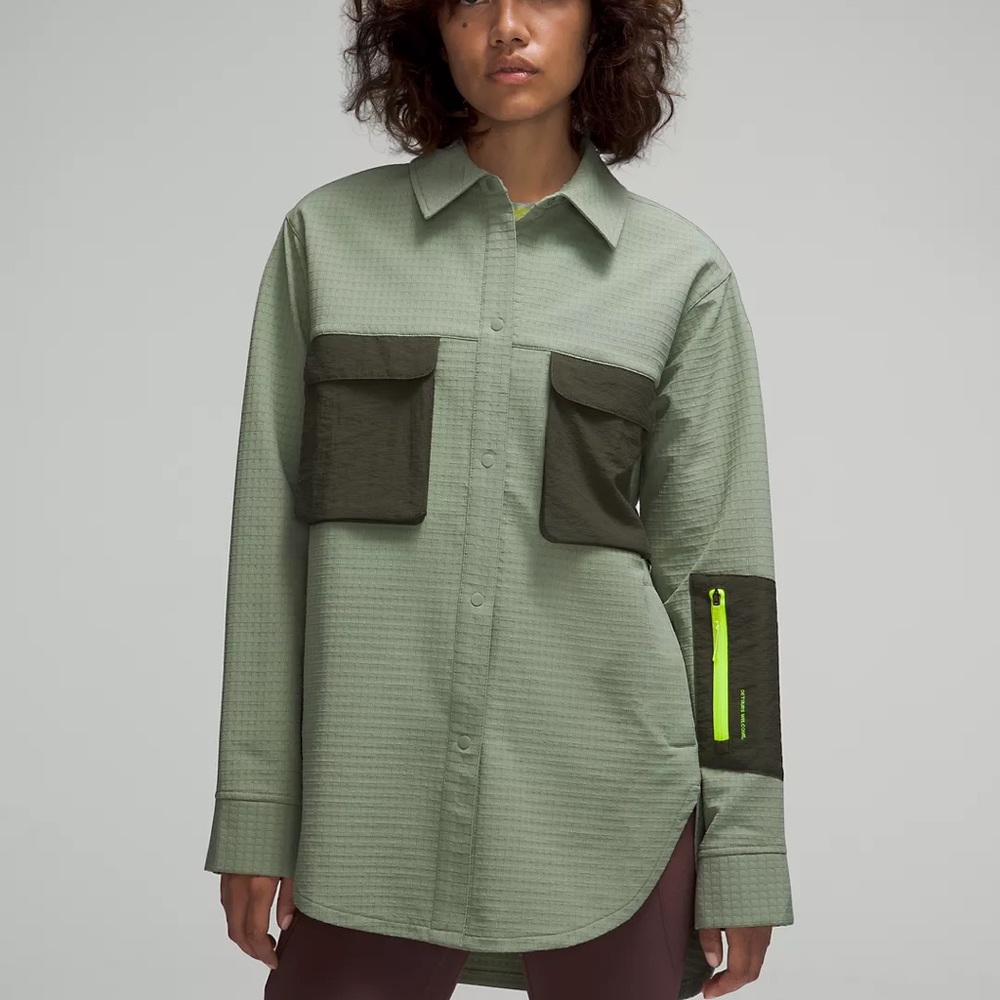 Lululemon Grid Fleece Hiking Overshirt